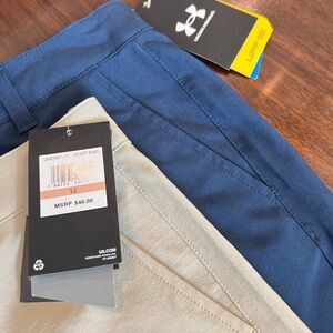 NWT Under Armor drifit dress shorts
